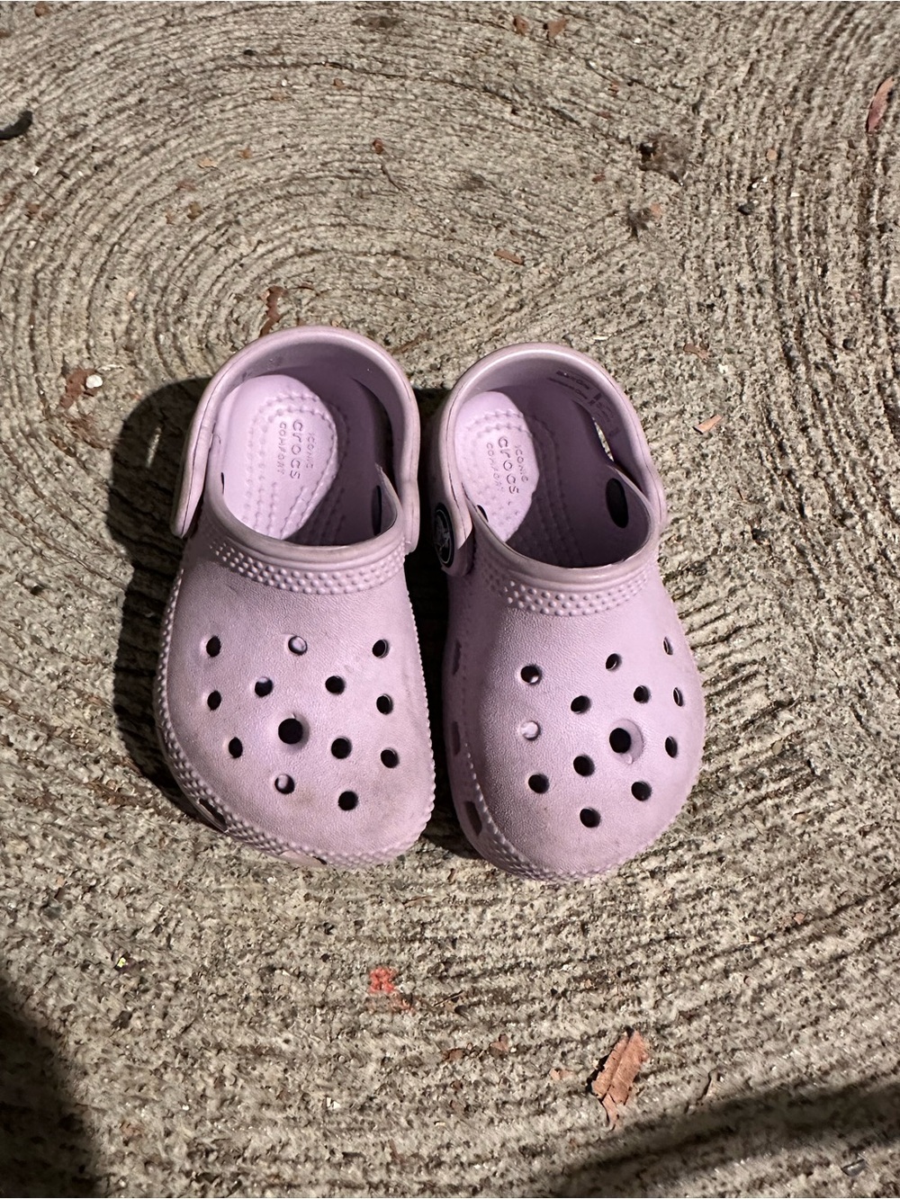 CROCS Kids' Classic Clog in Light Lavender